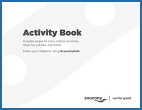 Saucony activity book.